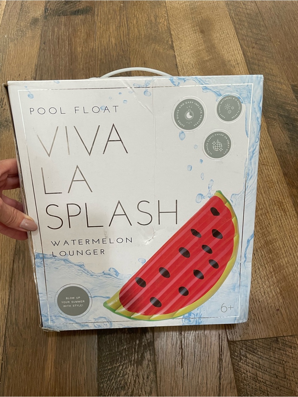 New Pool Float Watermelon Lounger LARGE